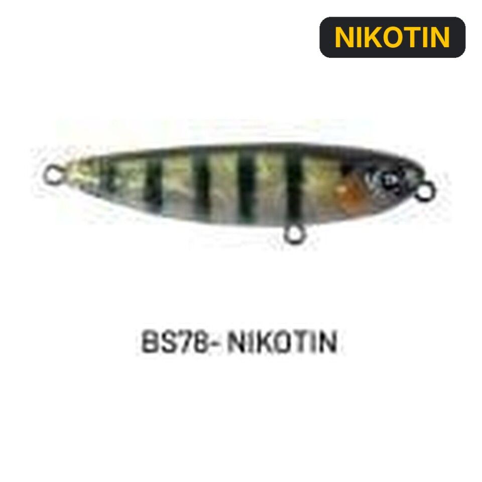 Hanfish Baskın 65mm 7gr Su Üstü Maket Balık NIKOTIN