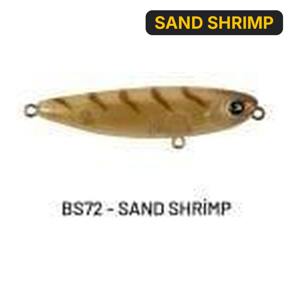 Hanfish Baskın 65mm 7gr Su Üstü Maket Balık SAND SHRIMP