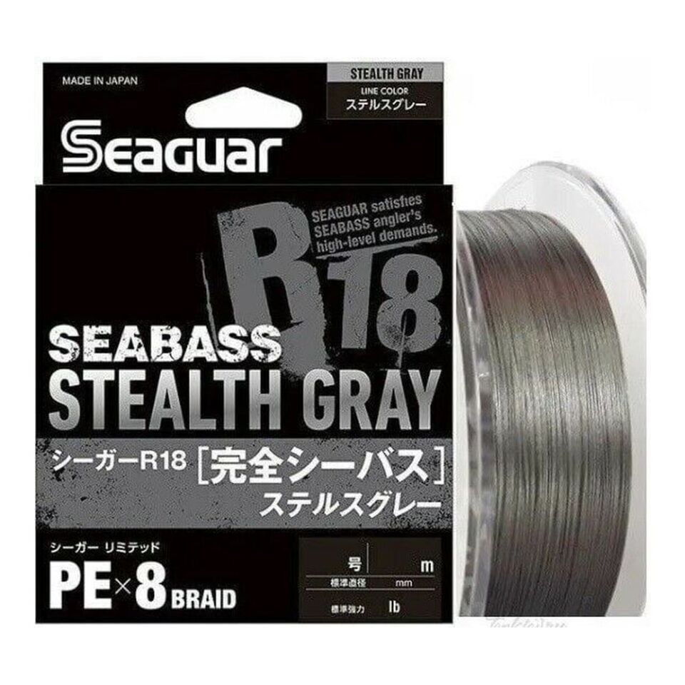 Seaguar Stealth Gray PE 8 Örgü Spin İp Misina 150mt Gri 0,165 MM