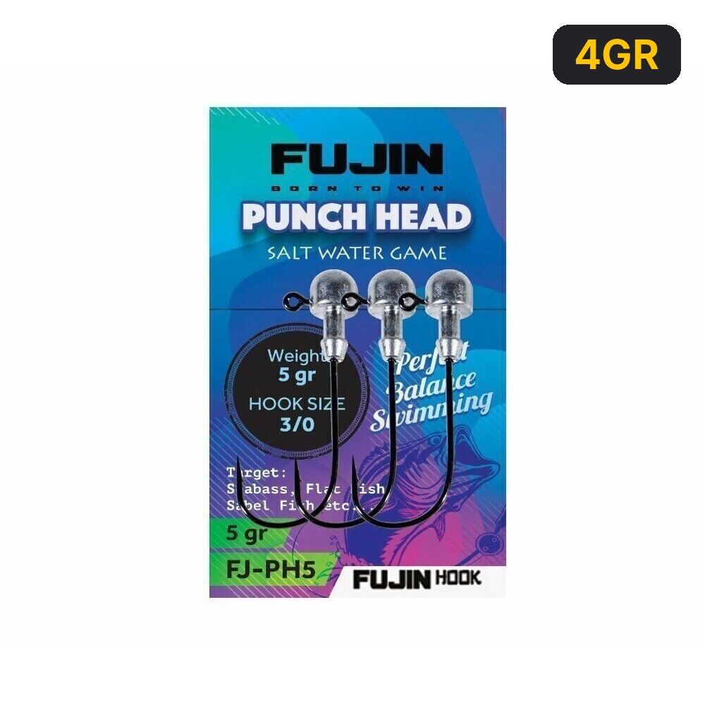Fujin Punch Head Jighead FJ-PH #3/0 4GR
