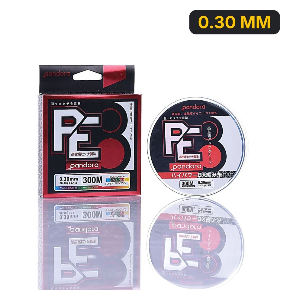 Pandora PE 8X 300 Mt Multicolor İp Misina 0.30 MM