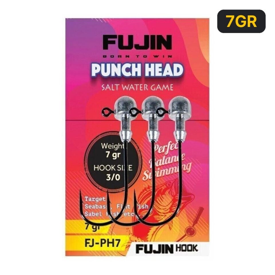 Fujin Punch Head Jighead FJ-PH #3/0 7GR