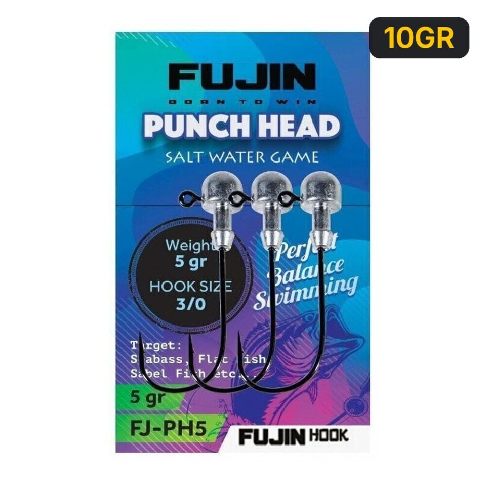 Fujin Punch Head Jighead FJ-PH #3/0 10GR