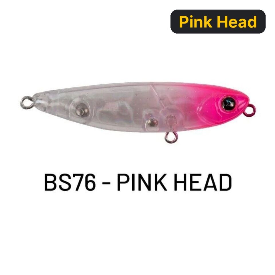 Hanfish Baskın 65mm 7gr Su Üstü Maket Balık Pink Head