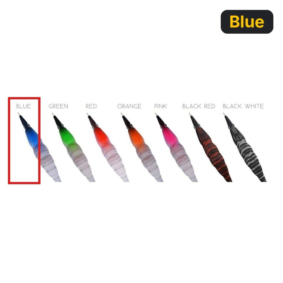 DTD Red Shrimp 3.0 Red Glow Sinking Speed 90 mm 14.3 gr Kalamar Zokası Blue