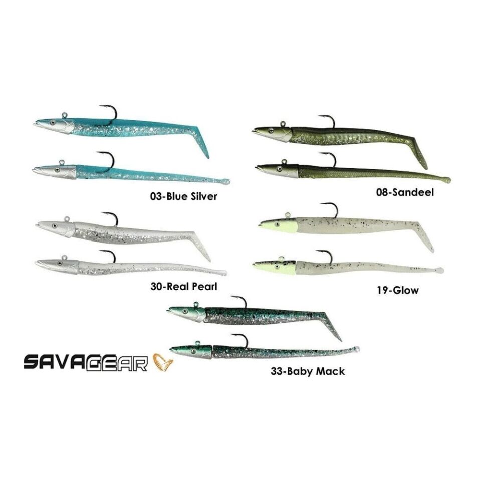 Savage gear Sandeel And Slug 10 cm 10 gr 4+2 Adet 03-Blue Silver