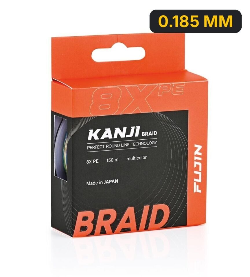 Fujin Kanji 8X 150MT Multi Color Pe Line 0.185 MM