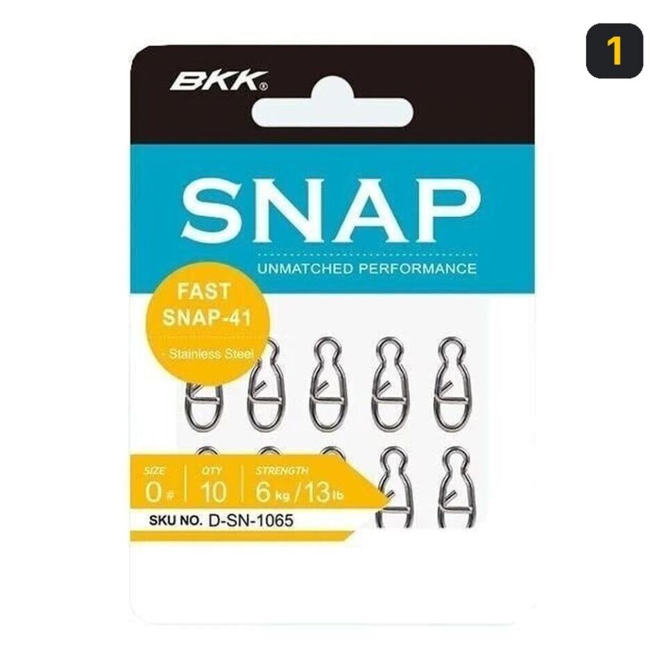 Bkk Fast Snap-41 Maket Balık Klipsi 1
