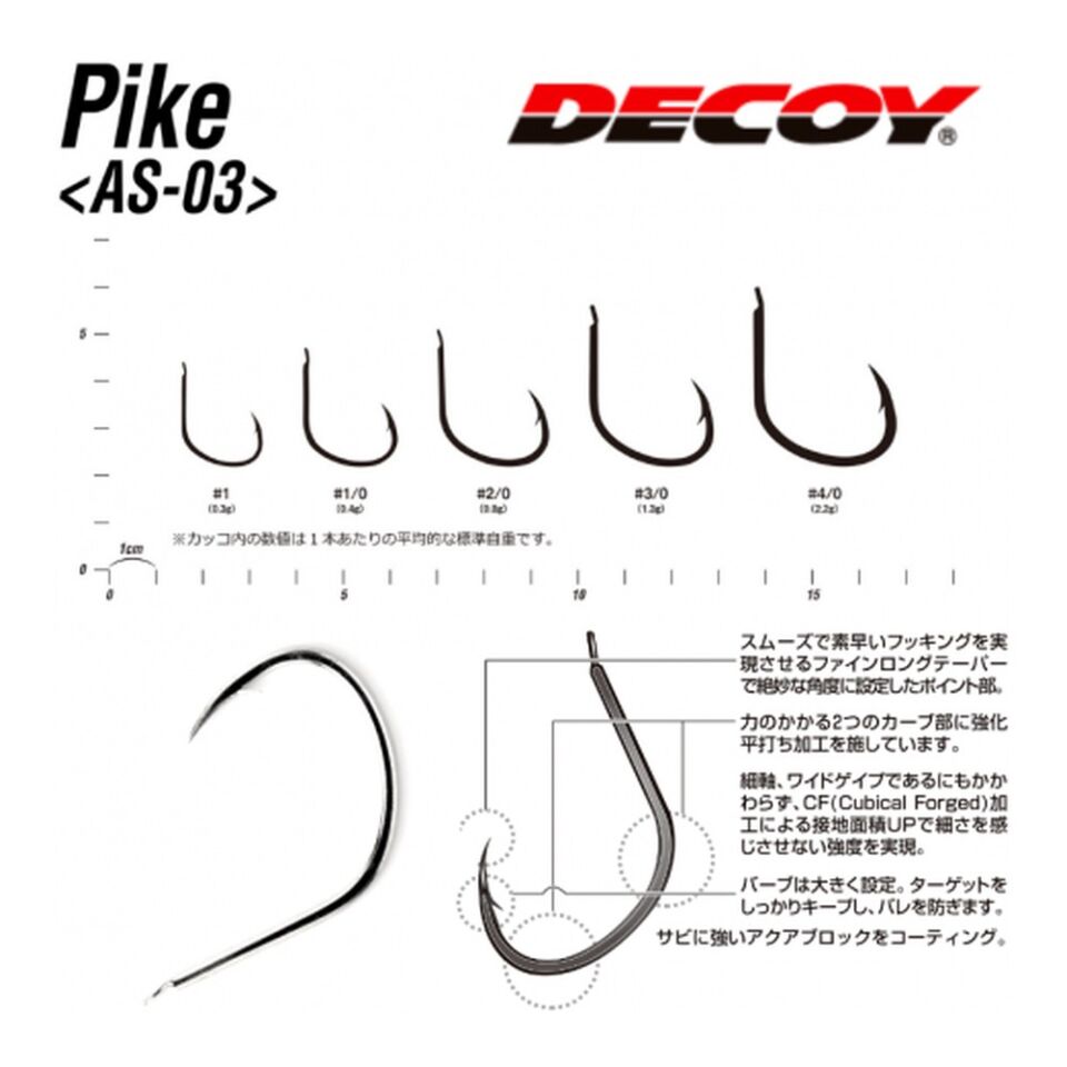 DECOY AS-03 Pike Assist İğne 2/0