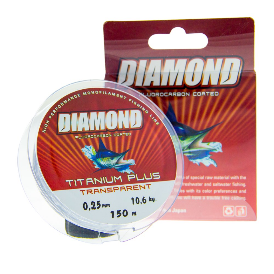 DIAMOND TITANIUM PLUS 150mt MİSİNA GRİ