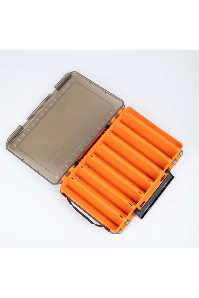 Shufa Lure Box Çift Taraflı Kutu 145mm Maket Balık Kutusu Turuncu