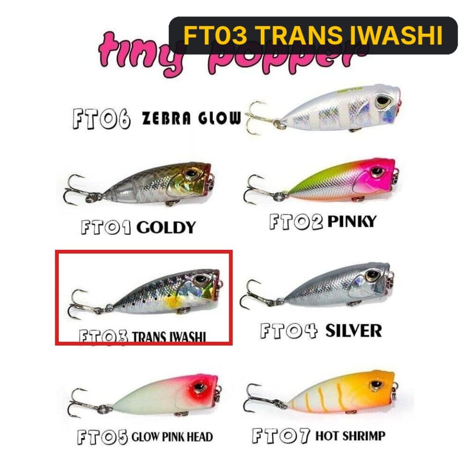 Fujin Tiny Popper Mini LRF Popper FT03 TRANS IWASHI