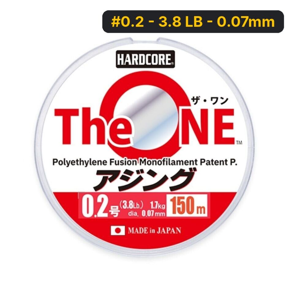 Duel Hardcore The One 150mt Misina #0.2 - 3.8 LB - 0.07mm