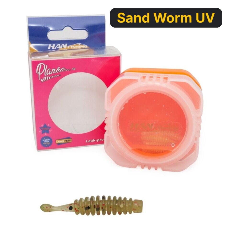 Hanfish Plankton 30 PS Sealed – Sızdırmaz Kutulu LRF Silikon Sand Worm UV