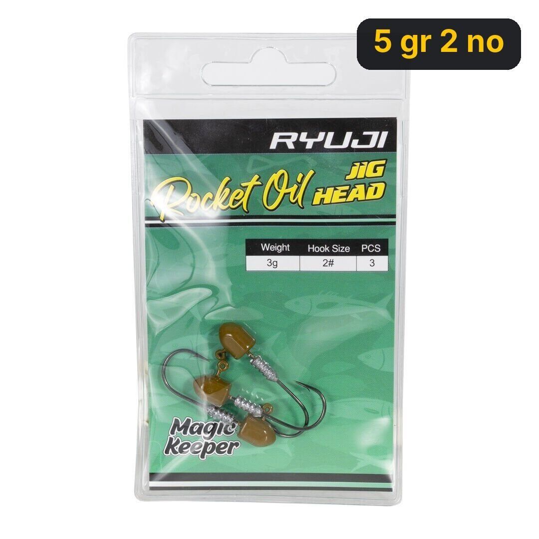 Ryuji Rocket Oil Jighead İğne 5 gr 2 no
