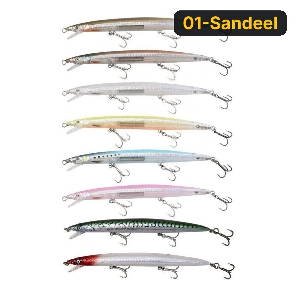 Savage gear Sandeel Jerk Minnow 145 14g Suni Yem 01-Sandeel
