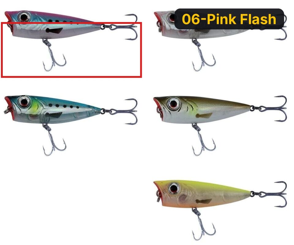 Savage gear 3D Minnow Pop Walker43 4,3cm, 3g Suni Yem 06-Pink Flash