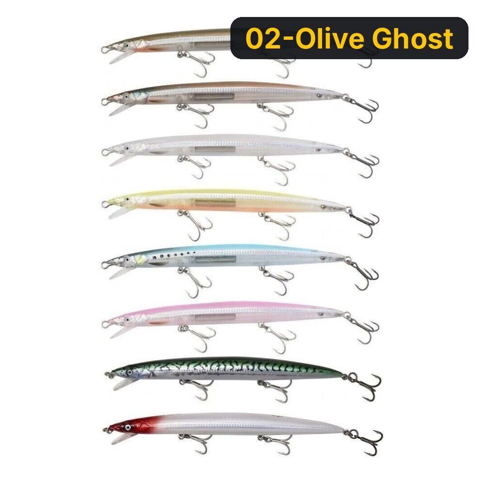 Savage gear Sandeel Jerk Minnow 145 14g Suni Yem 02-Olive Ghost