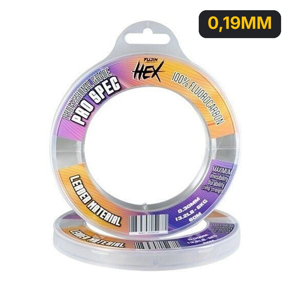 Fujin Hex %100 FC Leader 60mt Shock Leader Misina 0,19MM