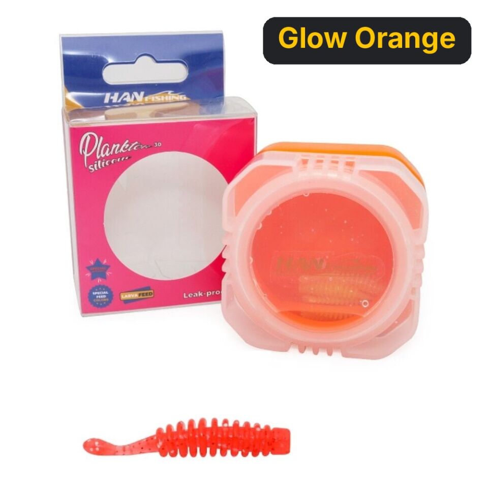 Hanfish Plankton 30 PS Sealed – Sızdırmaz Kutulu LRF Silikon Glow Orange