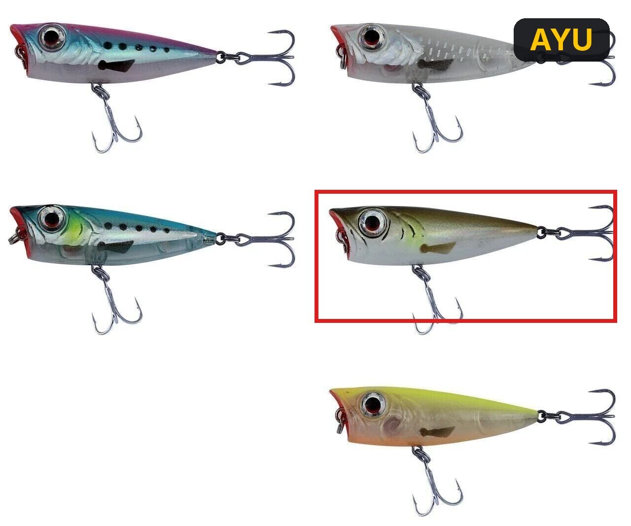 Savage gear 3D Minnow Pop Walker43 4,3cm, 3g Suni Yem AYU