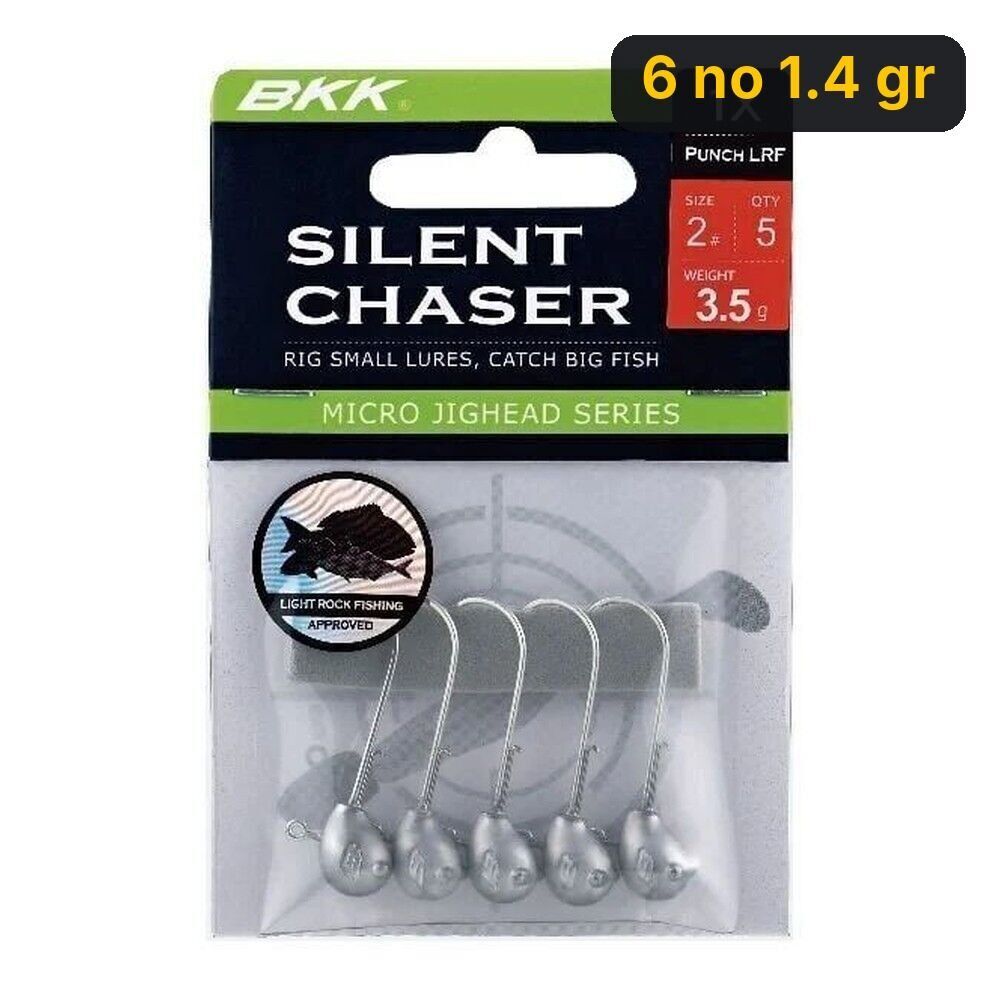 BKK Silent Chaser-Punch LRF Jighead 6 no 1.4 gr