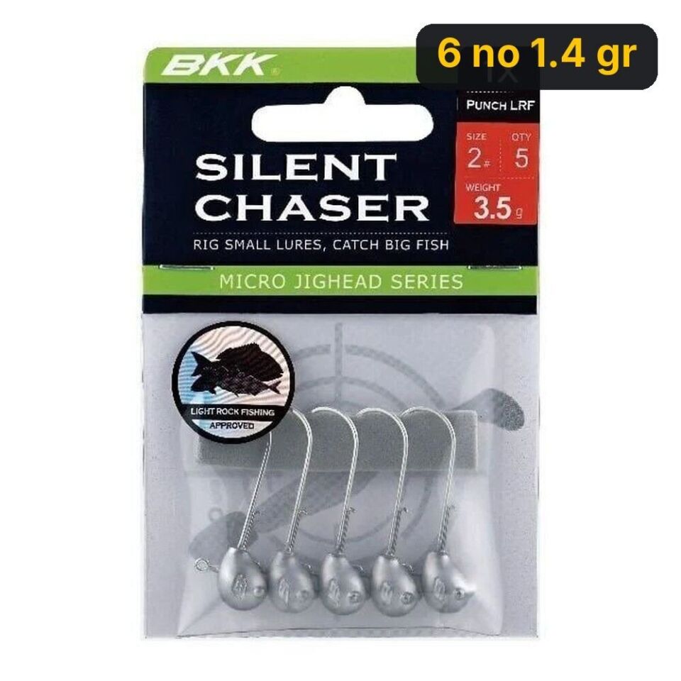 BKK Silent Chaser-Punch LRF Jighead 6 no 1.4 gr