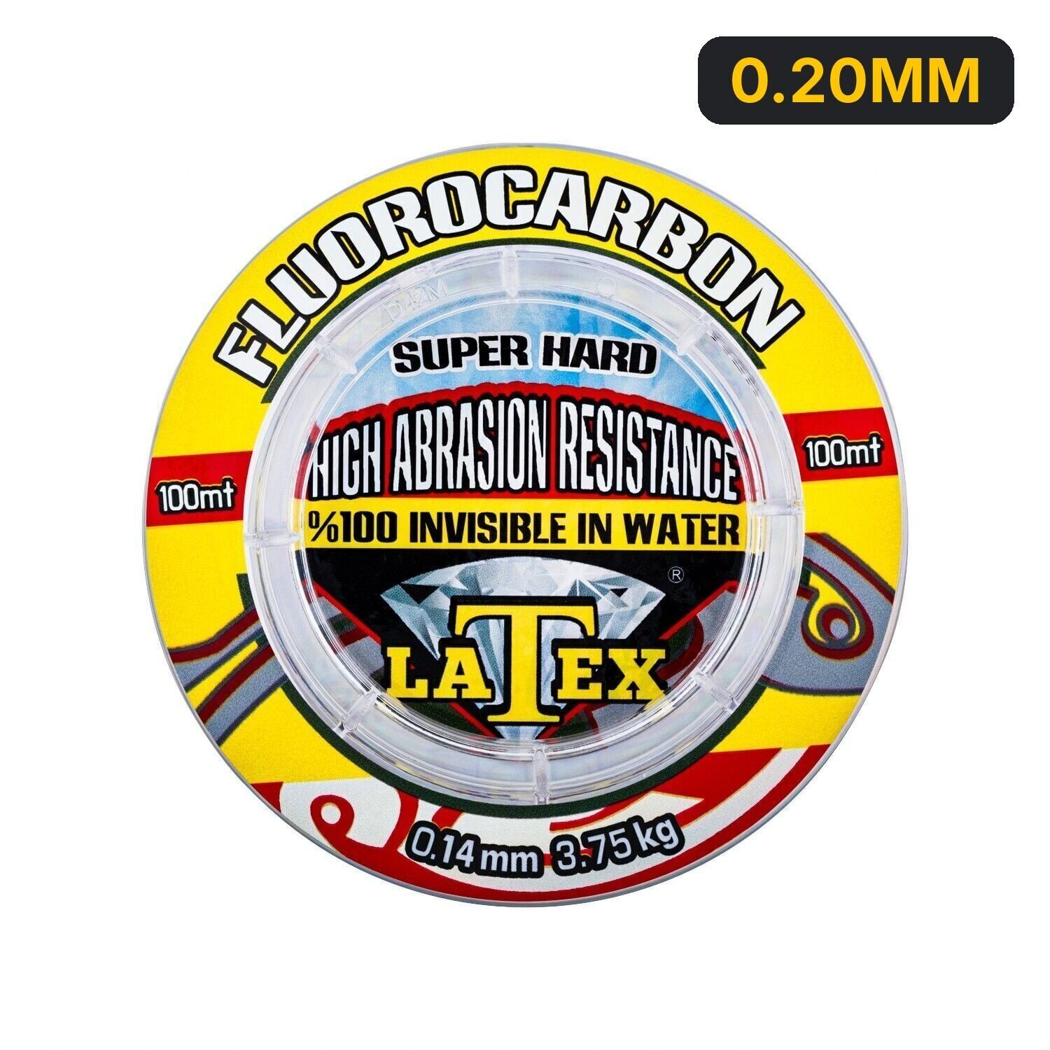 Latex Süper Hard 100 Mt. Fluorocarbon Misina 0.20MM