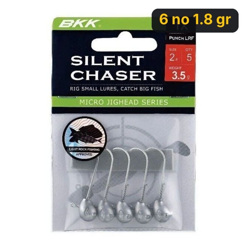 BKK Silent Chaser-Punch LRF Jighead 6 no 1.8 gr