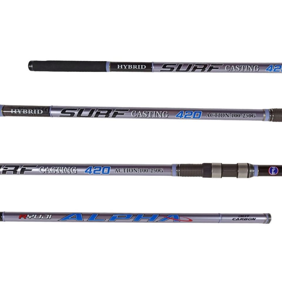 Ryuji Alpha Fuji 4.20M, 100-250GR, Hybrid, 3P Surf Kamış