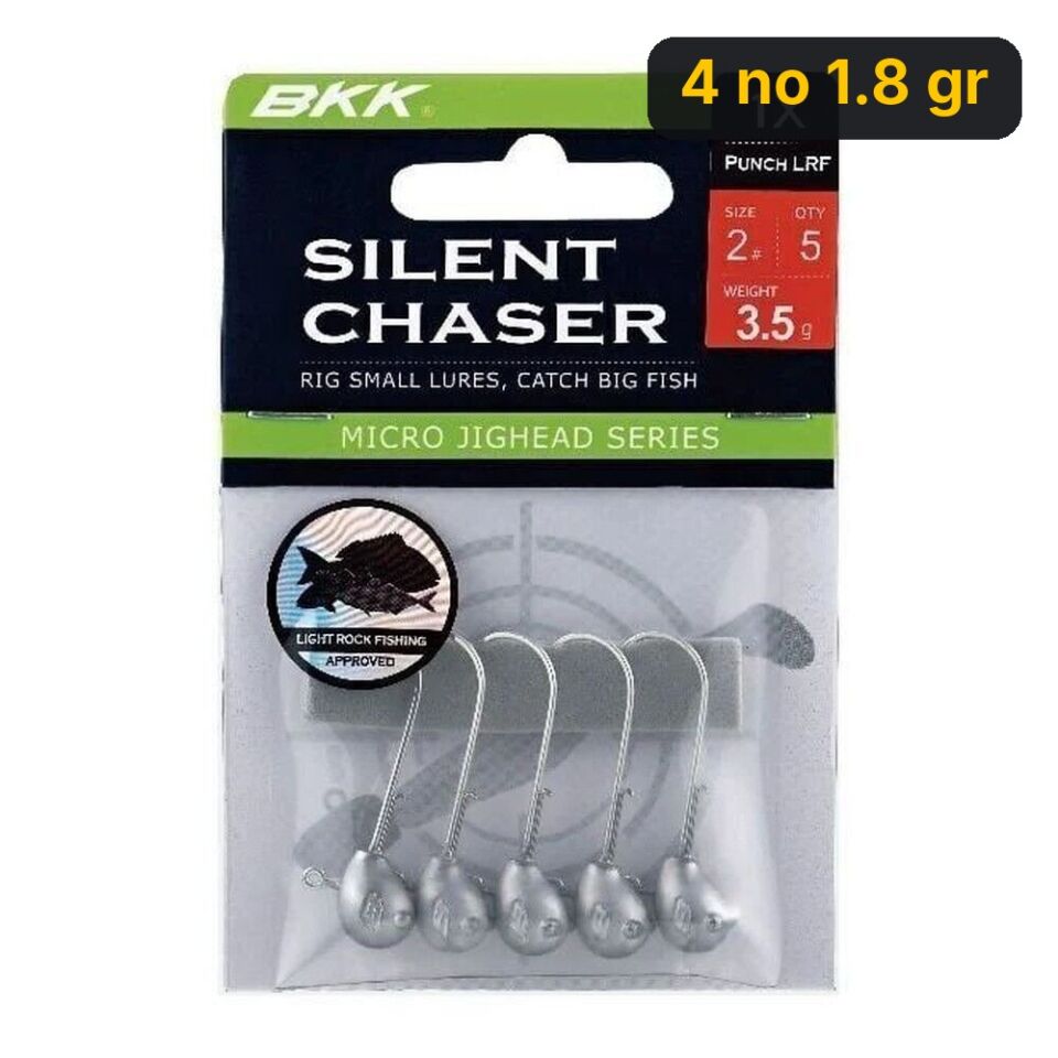 BKK Silent Chaser-Punch LRF Jighead 4 no 1.8 gr