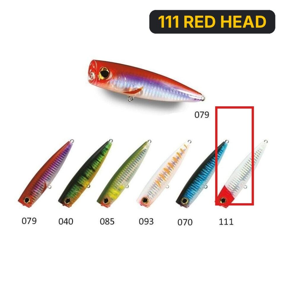 Nomura Kaito 10.5cm 24gr Suni Yem 111 RED HEAD