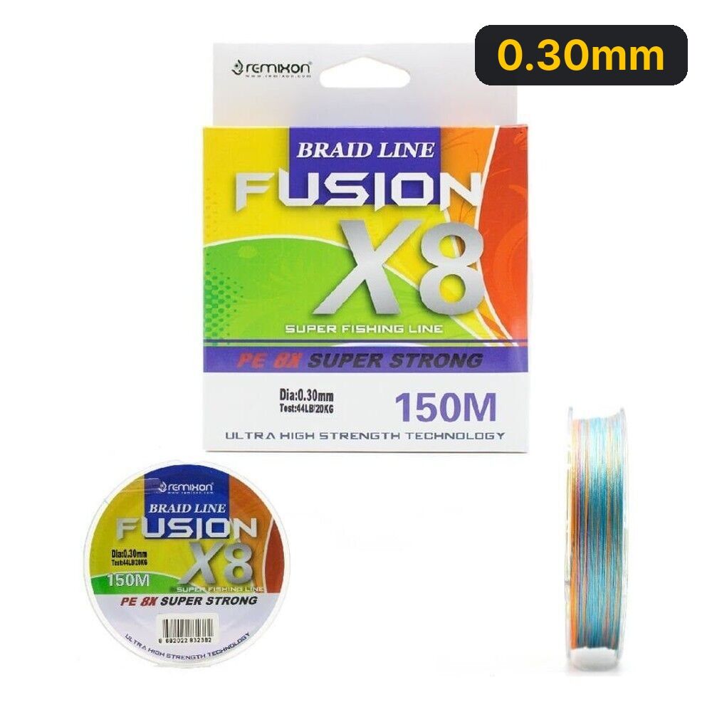 Remixon Fusion 150M X8 Multi Color İp Misina 0.30mm