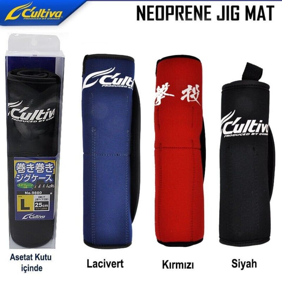 Cultiva 9880 Neoprene Jig Mat M-Lacivert Jig Çantası