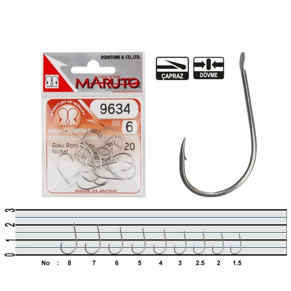 Maruto 9634 Nikel İğne 8
