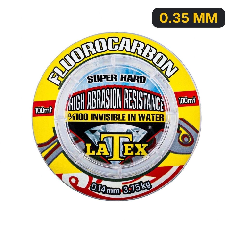 Latex Süper Hard 100 Mt. Fluorocarbon Misina 0.35 MM