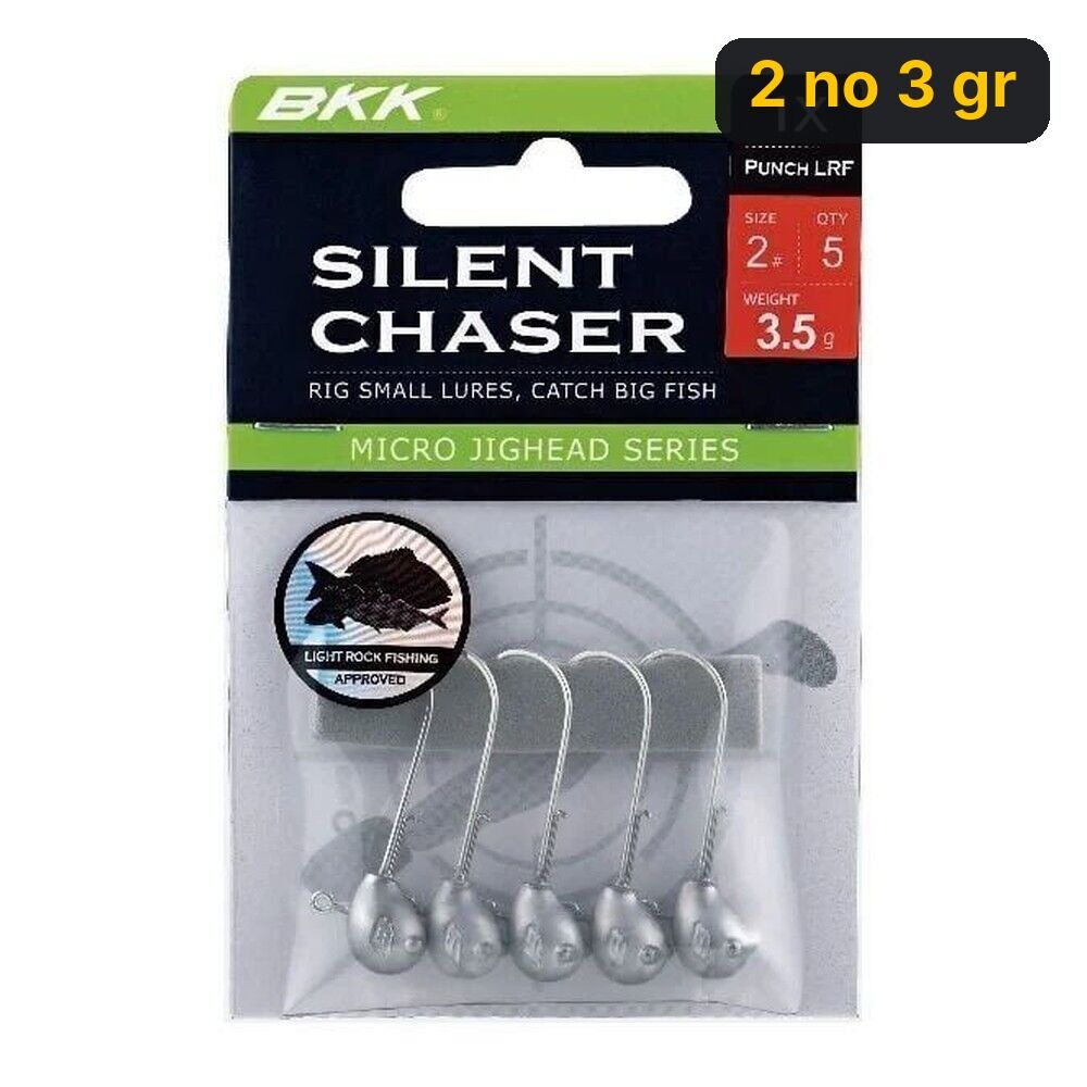 BKK Silent Chaser-Punch LRF Jighead 2 no 3 gr