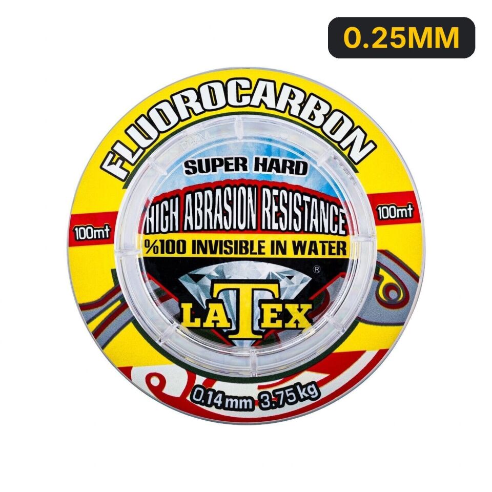 Latex Süper Hard 100 Mt. Fluorocarbon Misina 0.25MM