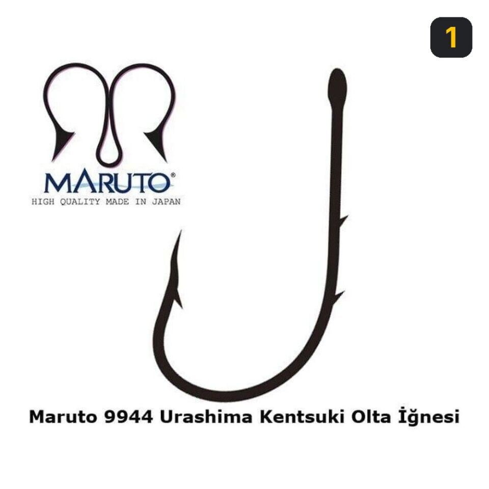 Maruto 9944 BN Siyah Nikel Olta İğnesi 1