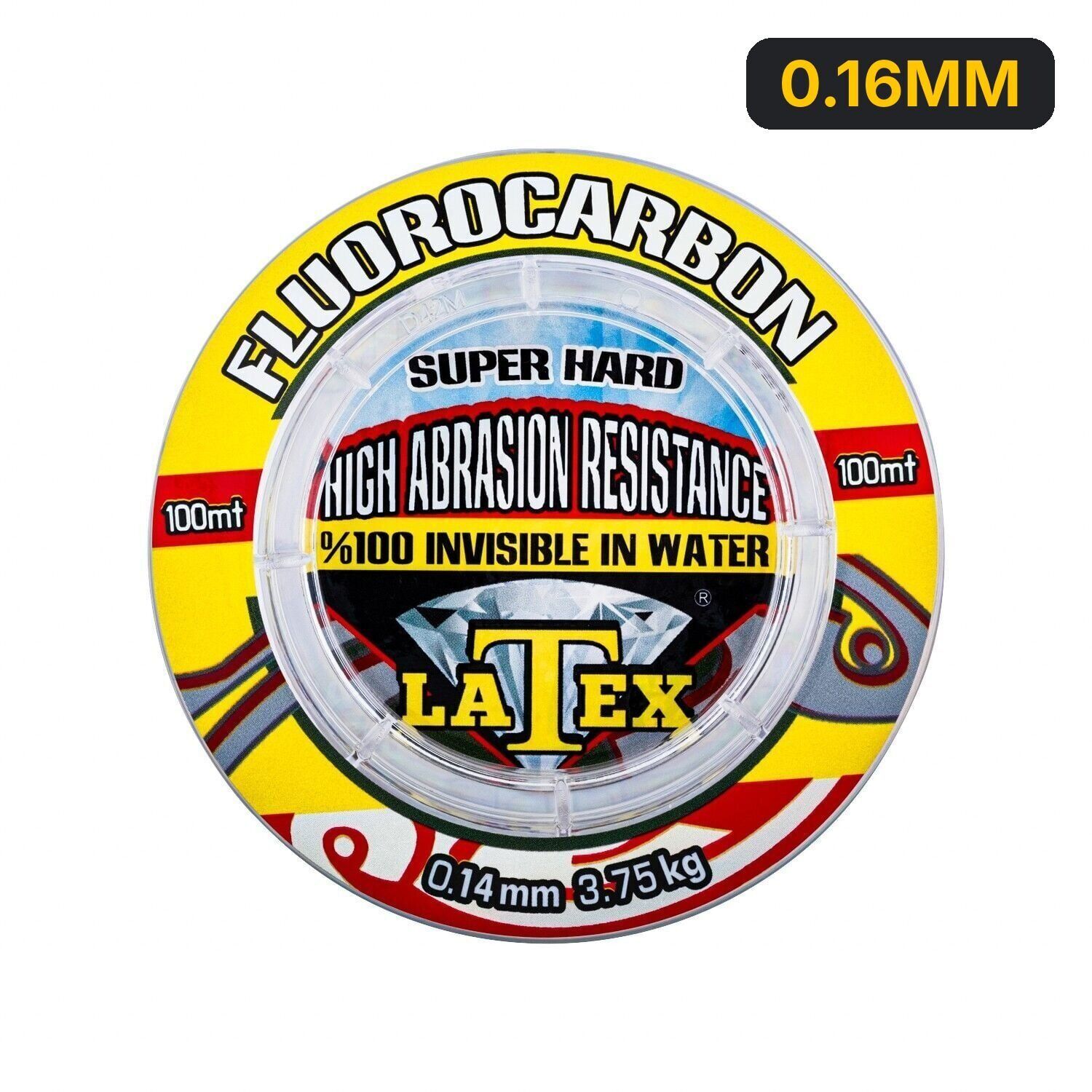Latex Süper Hard 100 Mt. Fluorocarbon Misina 0.16MM