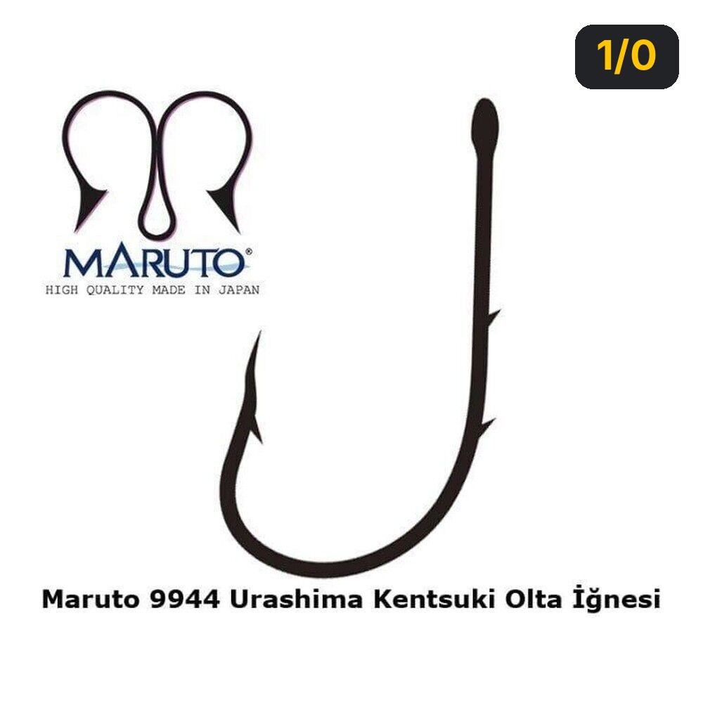 Maruto 9944 BN Siyah Nikel Olta İğnesi 1/0