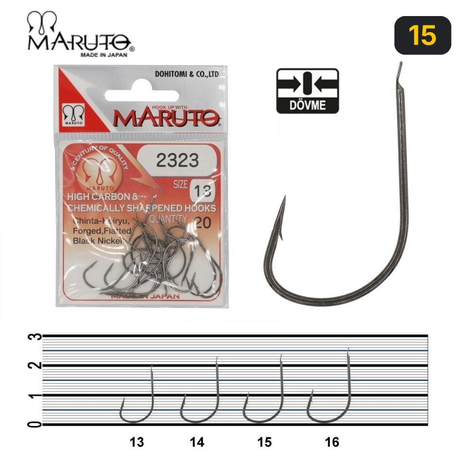 Maruto 2323 Bn Tekli Olta İğnesi 15