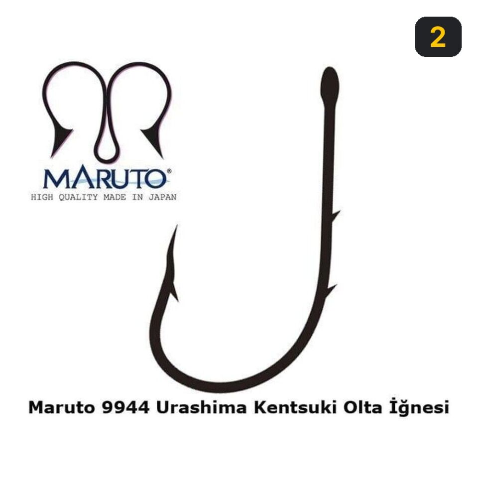 Maruto 9944 BN Siyah Nikel Olta İğnesi 2