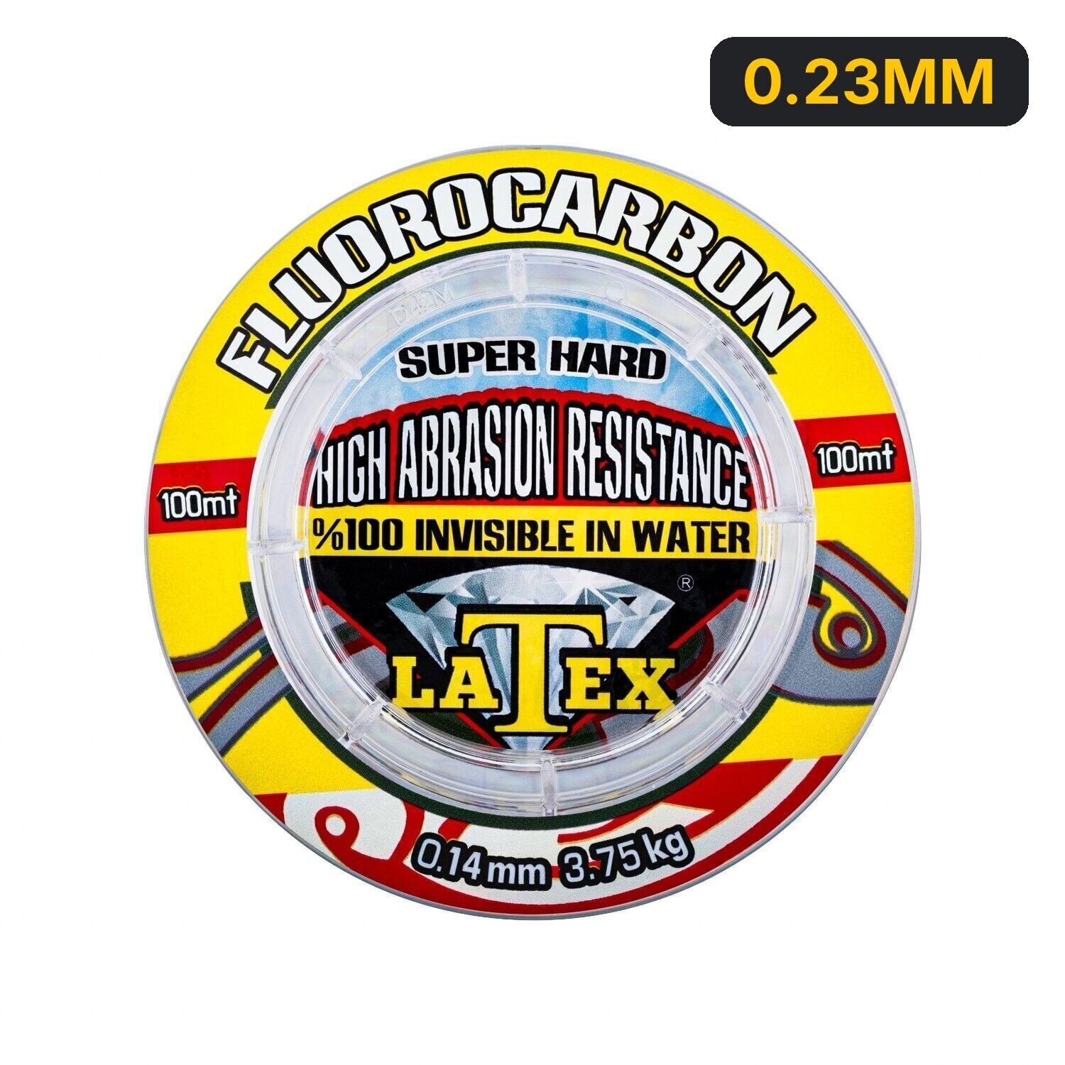 Latex Süper Hard 100 Mt. Fluorocarbon Misina 0.23MM