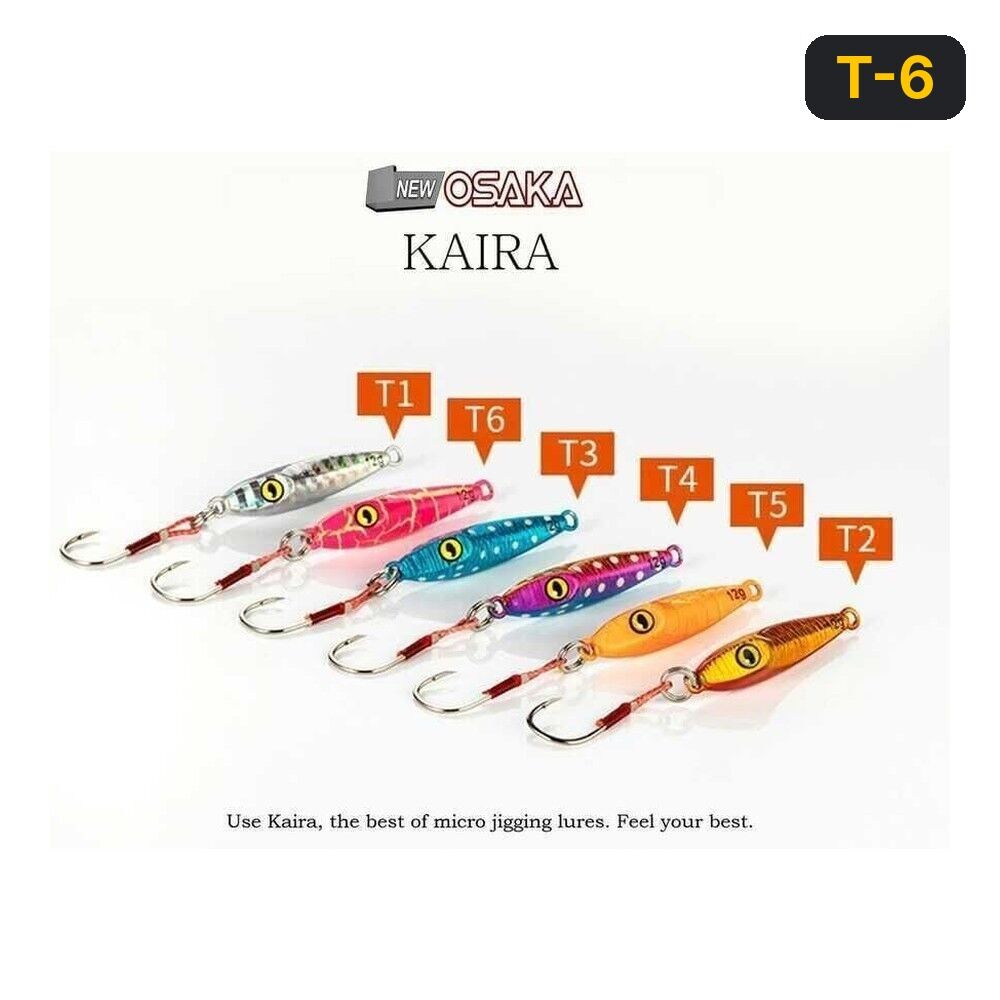 NaniwaOsakaShi Kaira Micro Jigging Lure 8 Gr T-6