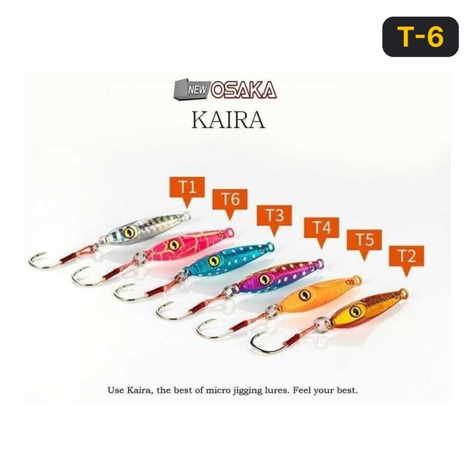 NaniwaOsakaShi Kaira Micro Jigging Lure 8 Gr T-6