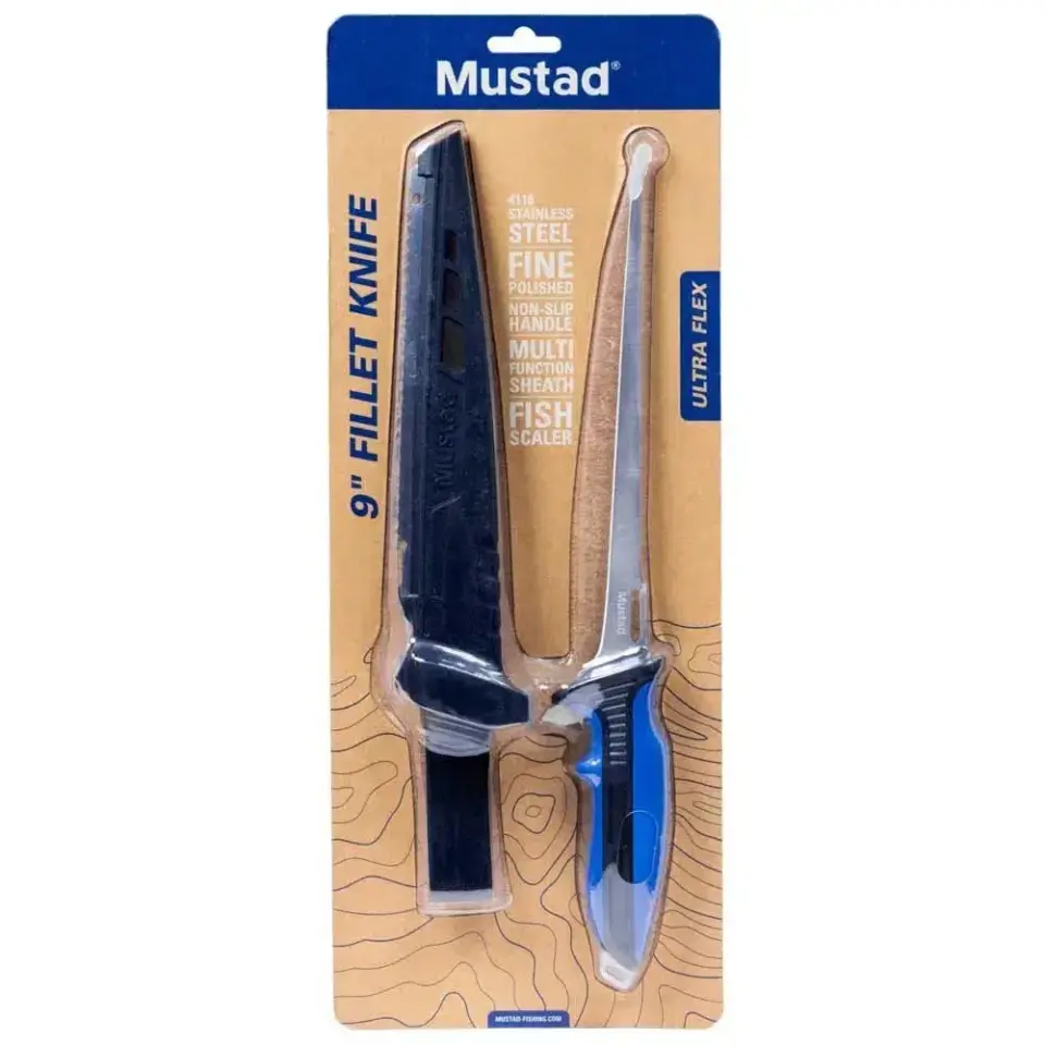 Mustad MT101 Premium ''9 Ultra Flex Fileto Bıçağı