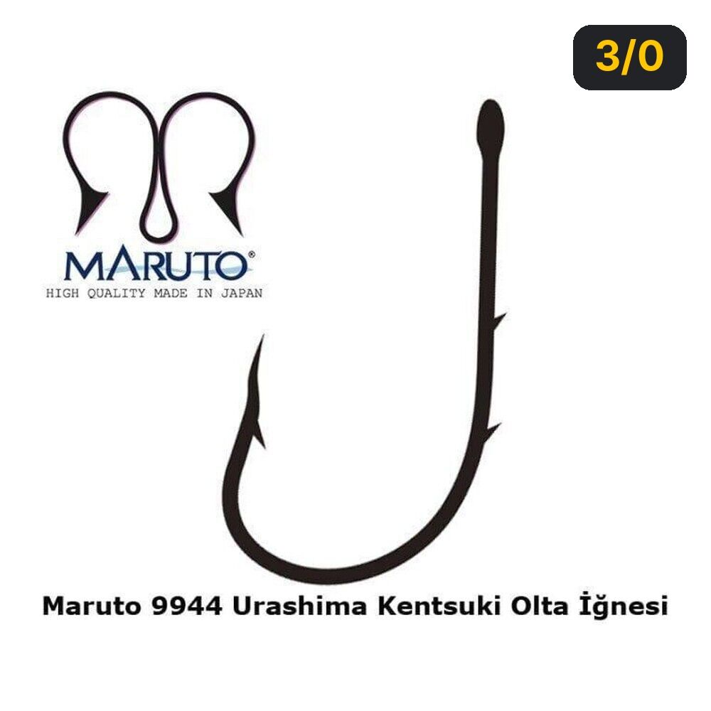 Maruto 9944 BN Siyah Nikel Olta İğnesi 3/0