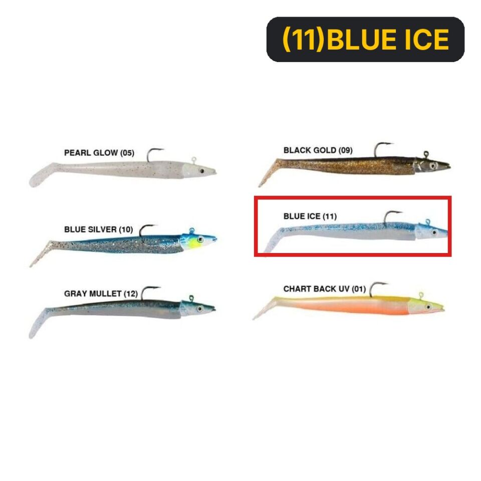 Ryuji Snake Shad 11cm 10gr (2+2 Adet) (11)BLUE ICE