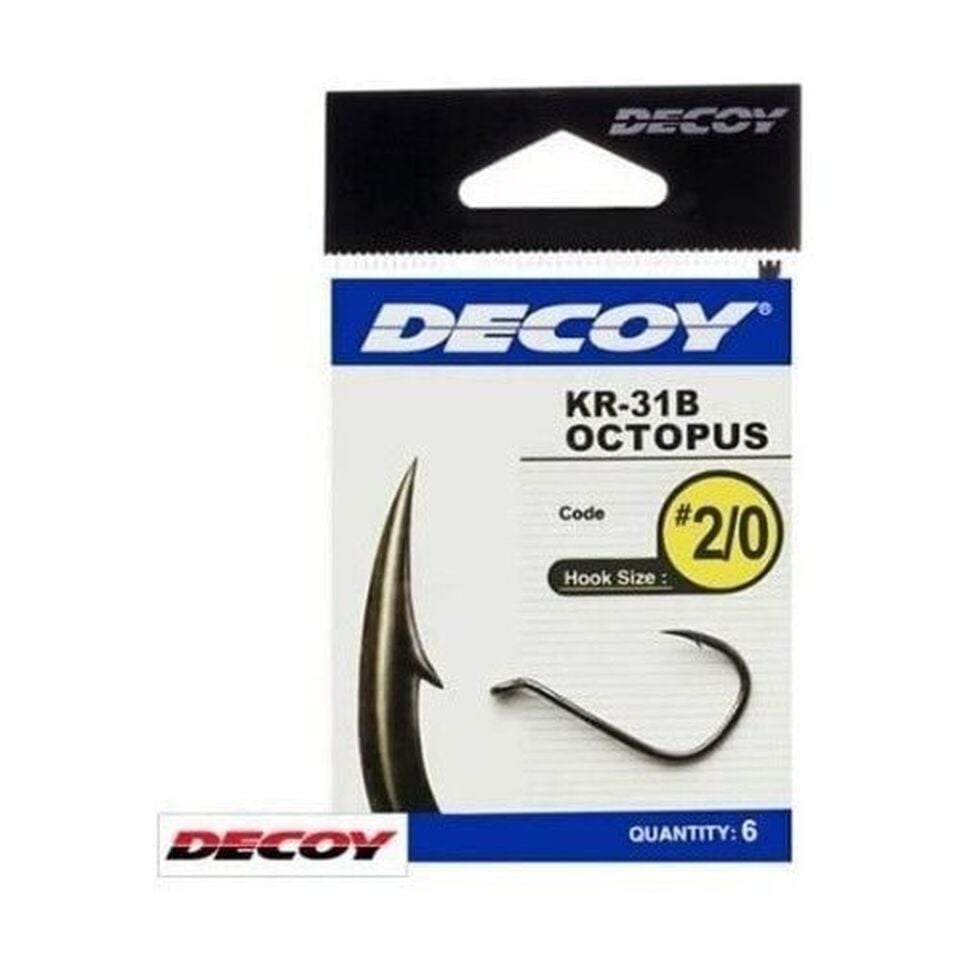 DECOY KR-31B Octopus Black Nickel Olta İğnesi